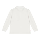 Tommy Hilfiger Polo Manica Lunga Tinta Unita per Neonato KN0KN01848 BIANCO TOMMY HILFIGER 