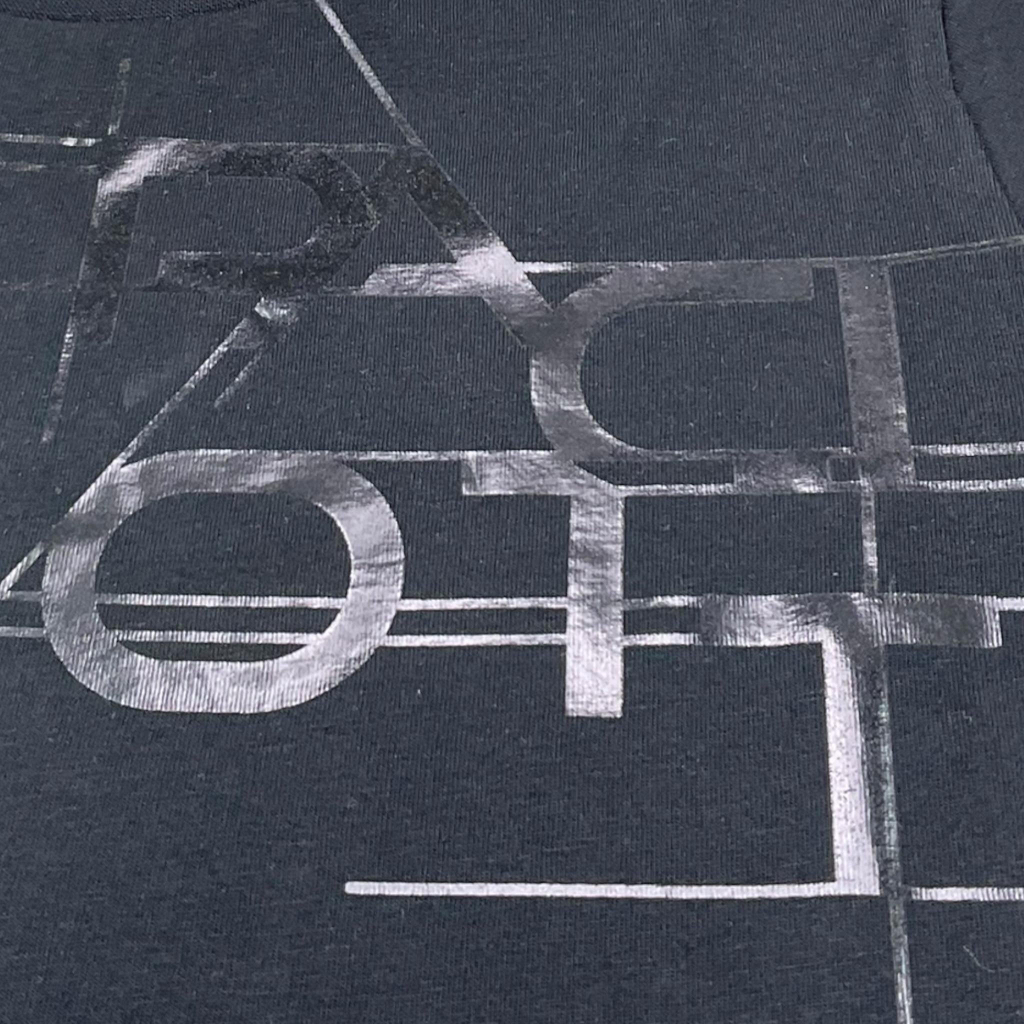 Cesare Paciotti T-Shirt Girocollo Tinta Unita con Stampa per Bambino TSP5165J NERO CESARE PACIOTTI 