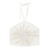 Fun & Fun Top Tinta Unita con Applicazioni per Bambina FCJTP01157 BIANCO FUN & FUN 