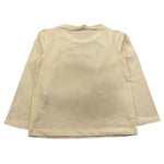 DIXIE shirt girocollo tinta unita con stampa logo Panna per Bambina KF4069XX PANNA DIXIE 