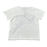 Please T-Shirt Girocollo tinta unita con Stampa Bianco per Neonato MB64030B BIANCO PLEASE 