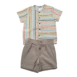 Calamaro Completo 2 Pezzi Camicia-Bermuda per Bambino 17950 MULTICOLOR CALAMARO 