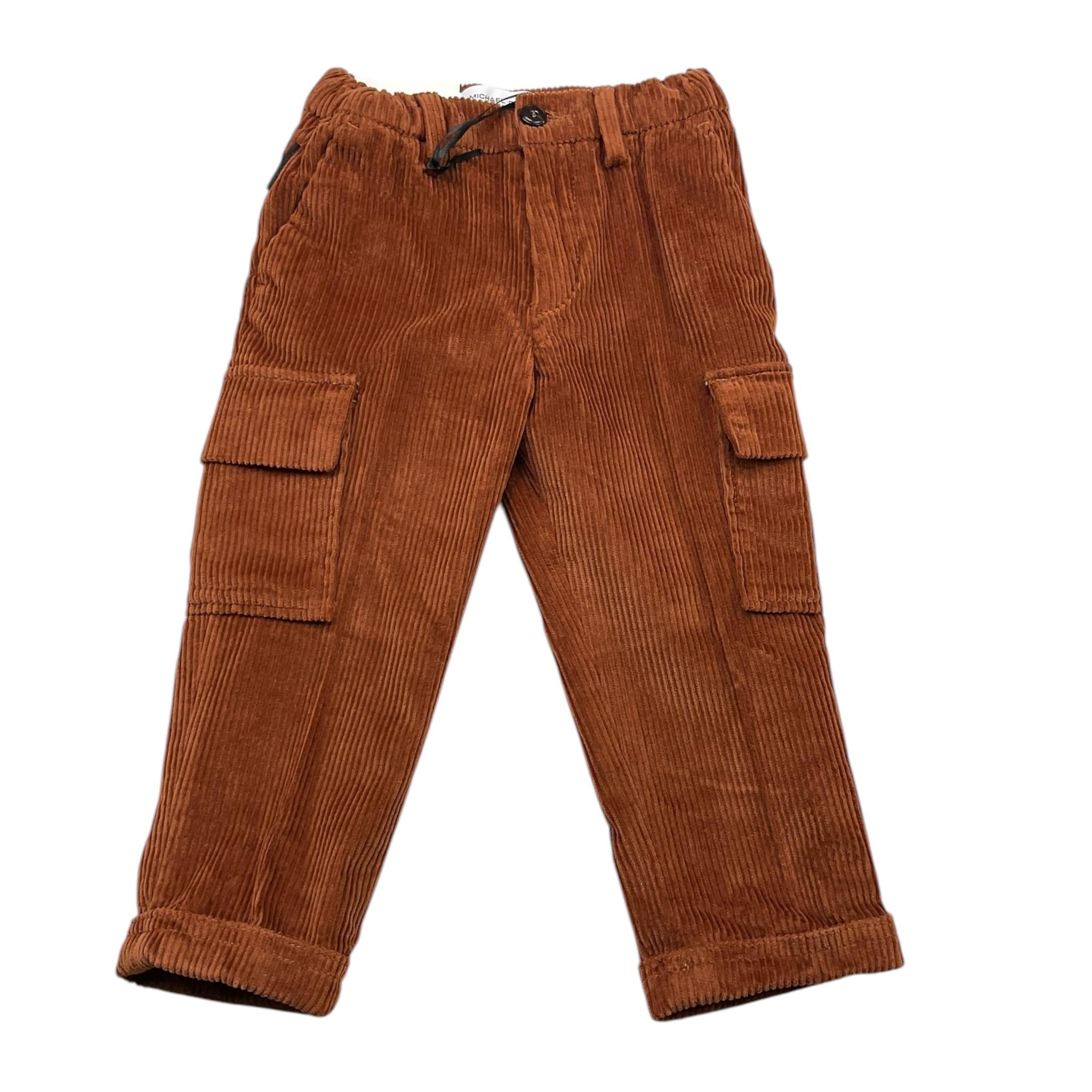 MICHAEL COAL pantalone tinta unita a costine Biscotto per Bambino LITTHO3588F24 BISCOTTO MICHAEL COAL 