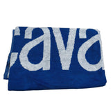 Just Cavalli Telo Mare Tinta Unita con Logo per Bambino JBP26004TM BLU JUST CAVALLI 