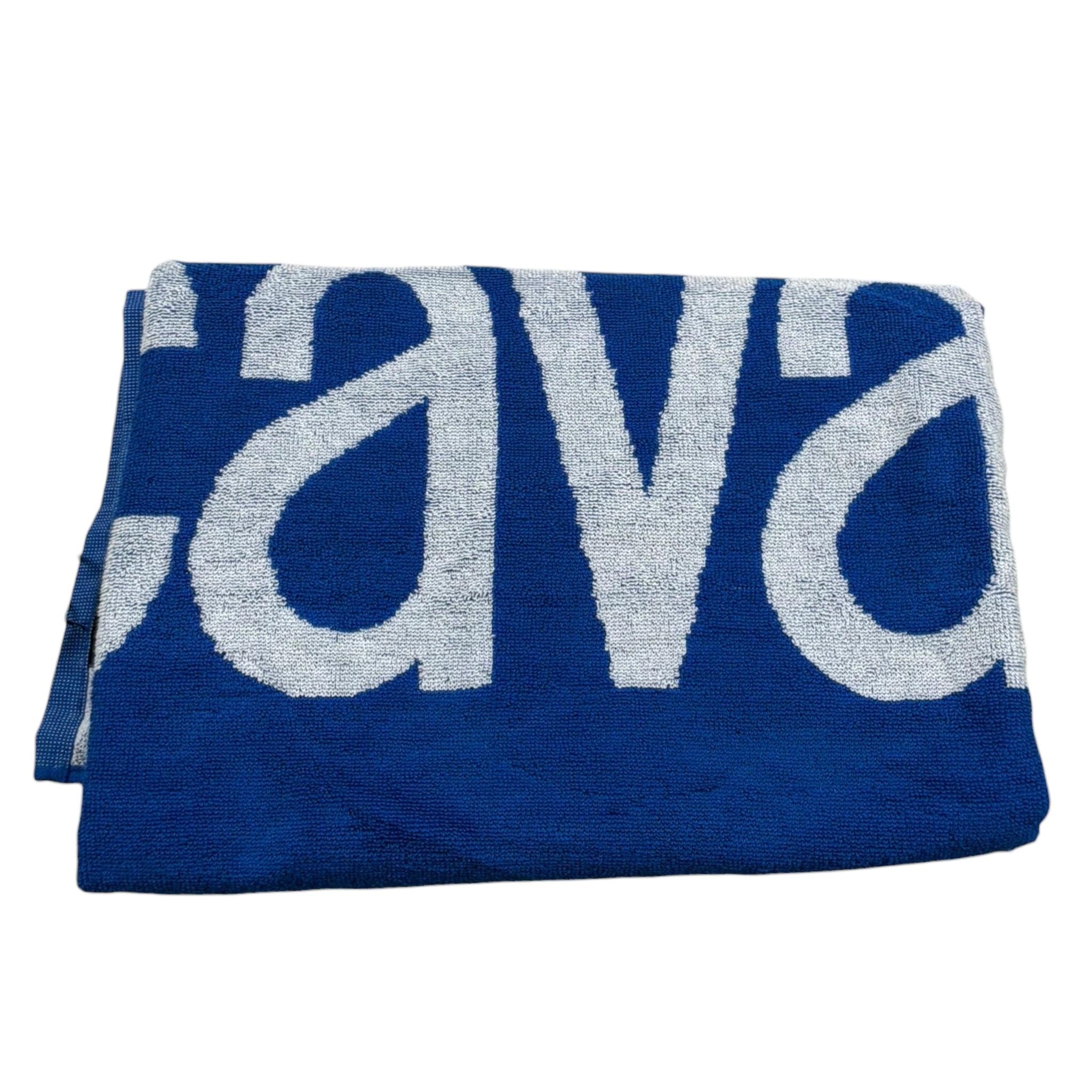 Just Cavalli Telo Mare Tinta Unita con Logo per Bambino JBP26004TM BLU JUST CAVALLI 