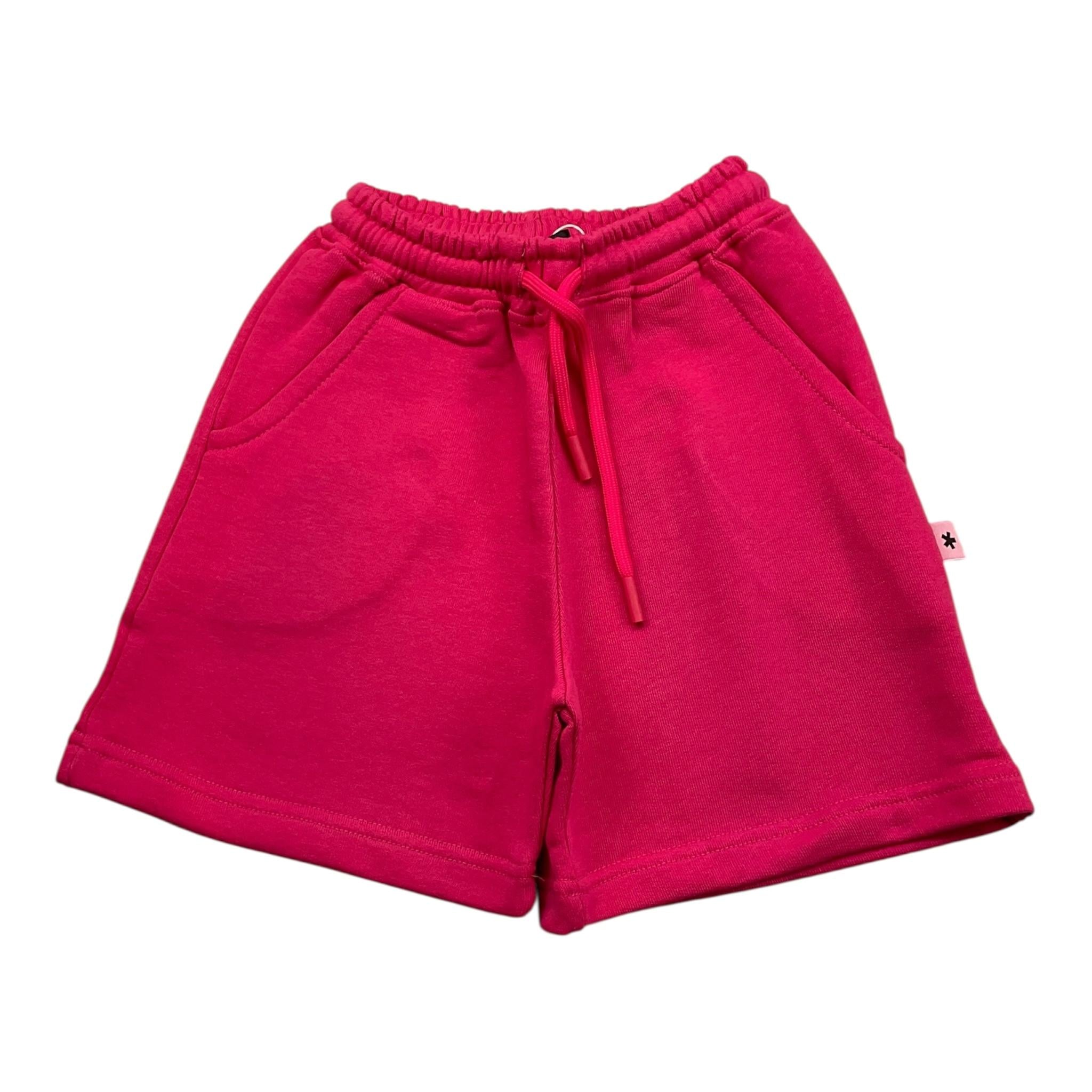 Superculture Short Modello Tuta Tinta Unita con Elastico In Vita per Bambina MISSYTB FUXIA SUPERCULTURE 
