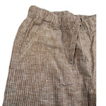 Please Pantalone Tinta Unita con Elastico In Vita per Neonato PE54301B73 MARRONE PLEASE 