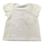 Liu Jo T-Shirt Girocollo Tinta Unita con Stampa per Neonata KA5008N BIANCO LIU JO 