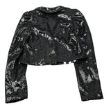 Aniye By Girl Giacca Paillettata tinta unita Nero per Bambina 032464 NERO ANIYE BY GIRL 