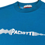 Cesare Paciotti T-Shirt Girocollo Tinta Unita con Stampa per Bambino TSP5108J BLU CESARE PACIOTTI 