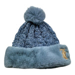 Juicy Couture Set Cappello-Sciarpa Tinta Unita per Bambina JBX6636 AZZURRO JUICY COUTURE 