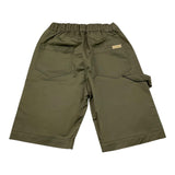 Lalalu' Bermuda Tinta Unita con Elastico In Vita per Bambino BML150PB VERDE LALALU' 