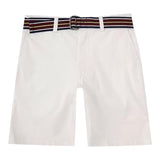 Ralph Lauren Bermuda Tinta Unita con Cintura per Neonato 322863960013N BIANCO RALPH LAUREN 