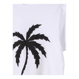 N°21 T-Shirt Tinta Unita Girocollo con Stampa per Bambino N2104G BIANCO N°21 