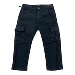 DANIELE ALESSANDRINI jeans tinta unita con girovita regolabile Blu per Neonato 1291P00023X BLU DANIELE ALESSANDRINI 