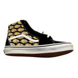 VANS sneakers collo alto tinta unita con stampe Nero per Bambino VN0A4UI2AC41 NERO VANS 