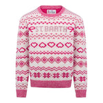 SAINT BARTH maglia girocollo tinta unita con stampa Fuxia per Neonata PRC00050 FUXIA SAINT BARTH 