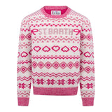 SAINT BARTH maglia girocollo tinta unita con stampa Fuxia per Neonata PRC00050 FUXIA SAINT BARTH 