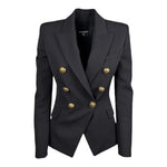 BALMAIN giacca tinta unita doppiopetto Nero per Bambina BV2C24 NERO BALMAIN 