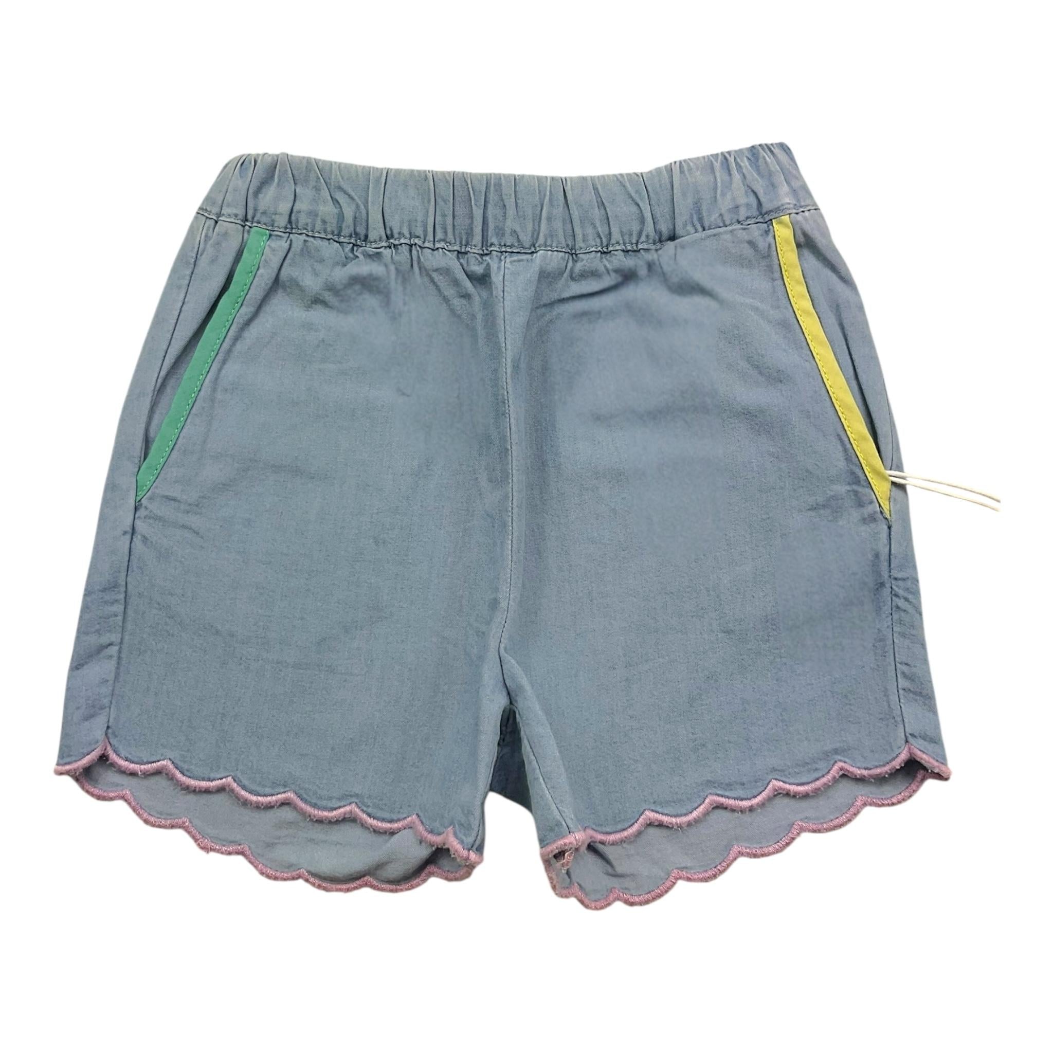 Stella Mccartney Short In Denim Tinta Unita con Elastico In Vita per Neonata TU6169 AZZURRO STELLA McCARTNEY 