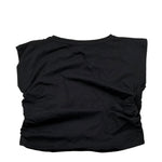 Lu Lu By Miss Grant Top tinta unita Giromanica Nero per Bambina LL3640 NERO LU LU BY MISS GRANT 