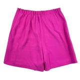 Miss Blumarine Short Tinta Unita Con Elastico In Vita Fuxia Per Bambina