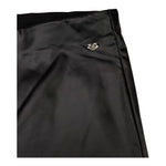 SARABANDA pantalone in ecopelle tinta unita modello zampa Nero per Bambina A243 NERO SARABANDA 