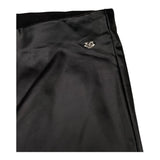 SARABANDA pantalone in ecopelle tinta unita modello zampa Nero per Bambina A243 NERO SARABANDA 