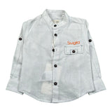 Siviglia Camicia Manica Lunga Tinta Unita con Collo Coreano per Neonato SVNSH17275 BIANCO SIVIGLIA 