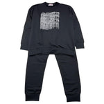 CESARE PACIOTTI completo bicolore 2pz felpa-pantalone Nero per Bambino COMP5304JX NERO CESARE PACIOTTI 