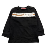 CESARE PACIOTTI shirt girocollo tinta unita con stampa Nero per Neonato TSP5310BNX NERO CESARE PACIOTTI 