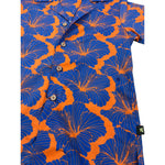 4Giveness Camicia Mezza Manica Tinta Unita con Fantasia per Bambino FGCB4073 COBALTO 4GIVENESS 