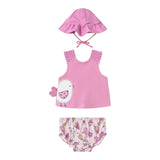 Mayoral Complet 3 Pezzi Canotta-Costume-Cappello per Neonata 1668 ROESA MAYORAL 