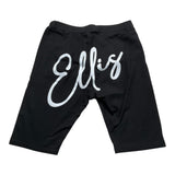Marc Ellis Leggins Modello Ciclista Tinta Unita Con Stampa  Nero Per Bambina