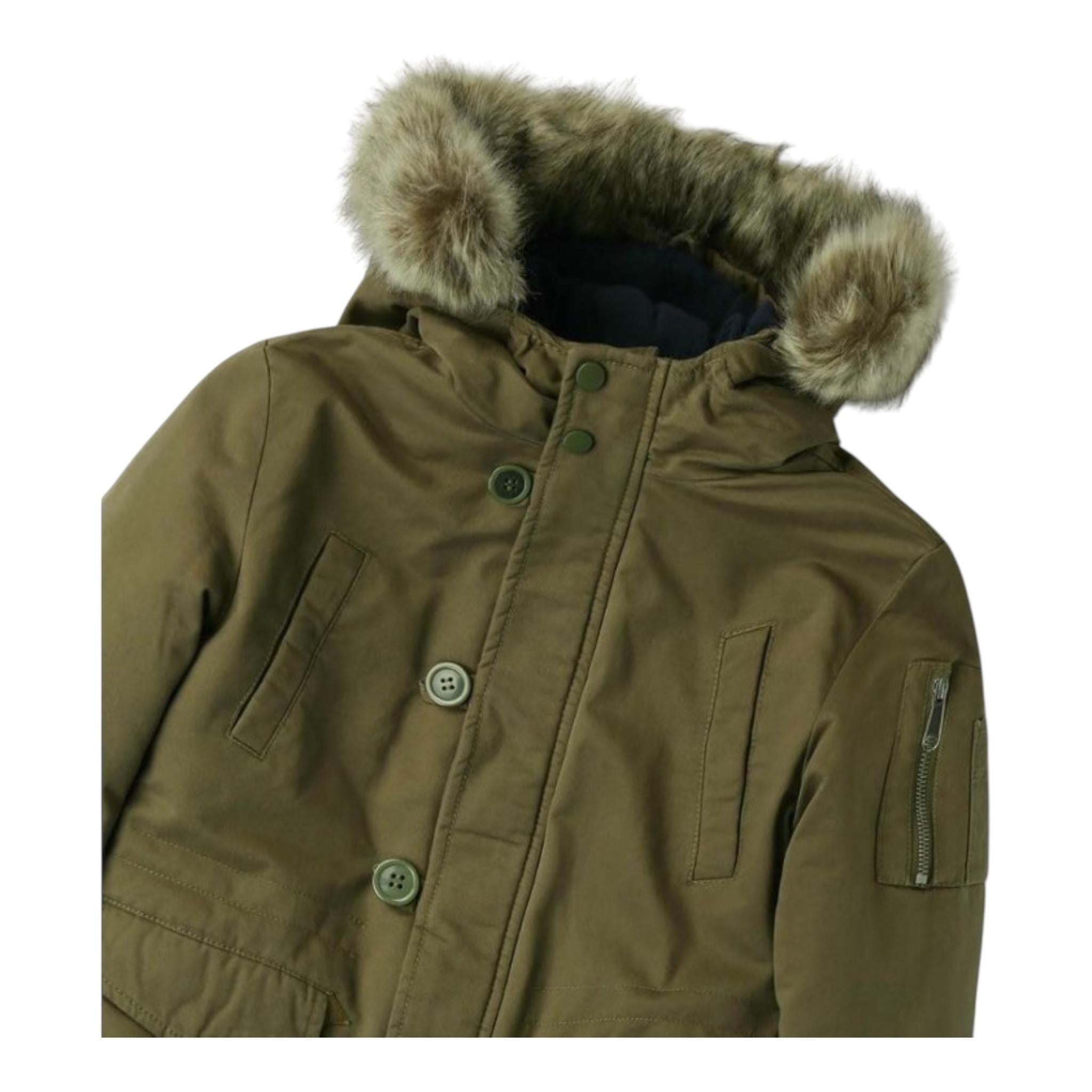 SARABANDA parla tinta unita con cappuccio Verde per Bambino A549 VERDE SARABANDA 