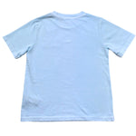 Saint Barth T-Shirt Girocollo Tinta Unita con Stampa per Bambino POT00020123 AZZURRO SAINT BARTH 