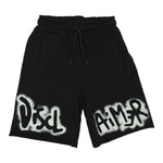 Disclaimer Bermuda Tinta Unita con Stampa per Bambino 25EDK58412 NERO DISCLAIMER 