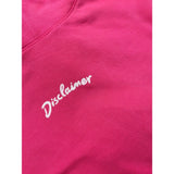 Disclaimer Felpa Chiusa con Cappuccio Tinta Unita con Logo per Bambina 25EDK58515 FUXIA DISCLAIMER 