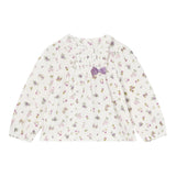 MAYORAL camicia manica lunga fantasia floreale Panna/lilla per Neonata 2195X PANNA/LILLA MAYORAL 