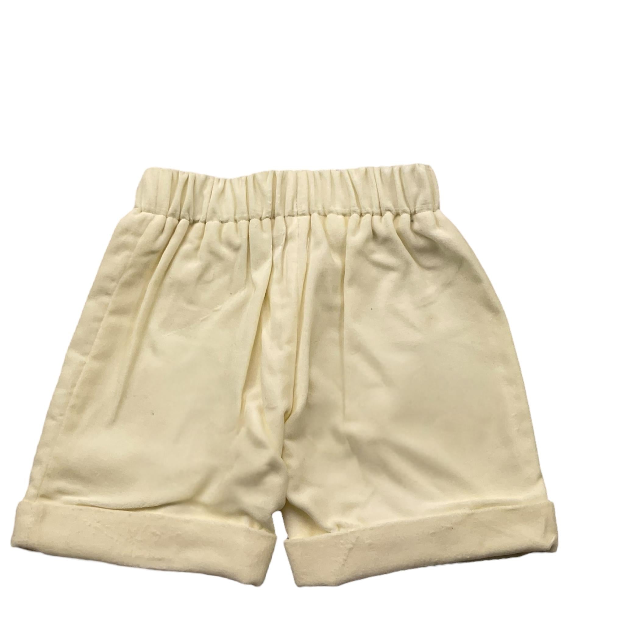 LA STUPENDERIA bermuda tinta unita cn elastico in vita Avorio per Neonato TCBR12 AVORIO LA STUPENDERIA 
