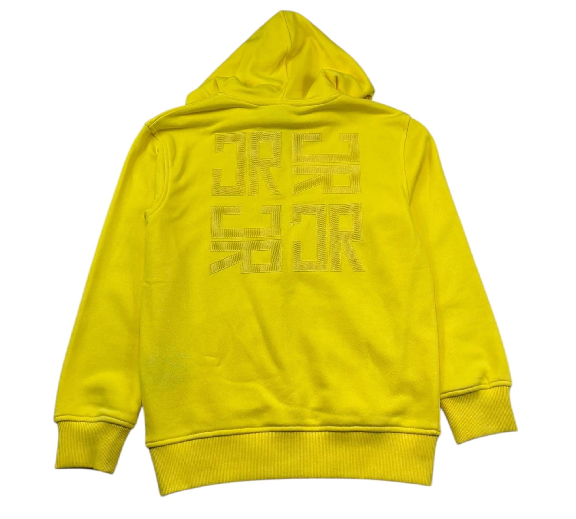 John Richmond Felpa con Zip E Cappuccio Tinta Unita per Bambino RBP26001FE GIALLO JOHN RICHMOND 