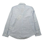 U.S. Polo Assn Camicia Manica Lunga Tinta Unita con Logo per Bambino US41504004 AZZURRO U.S. POLO ASSN 