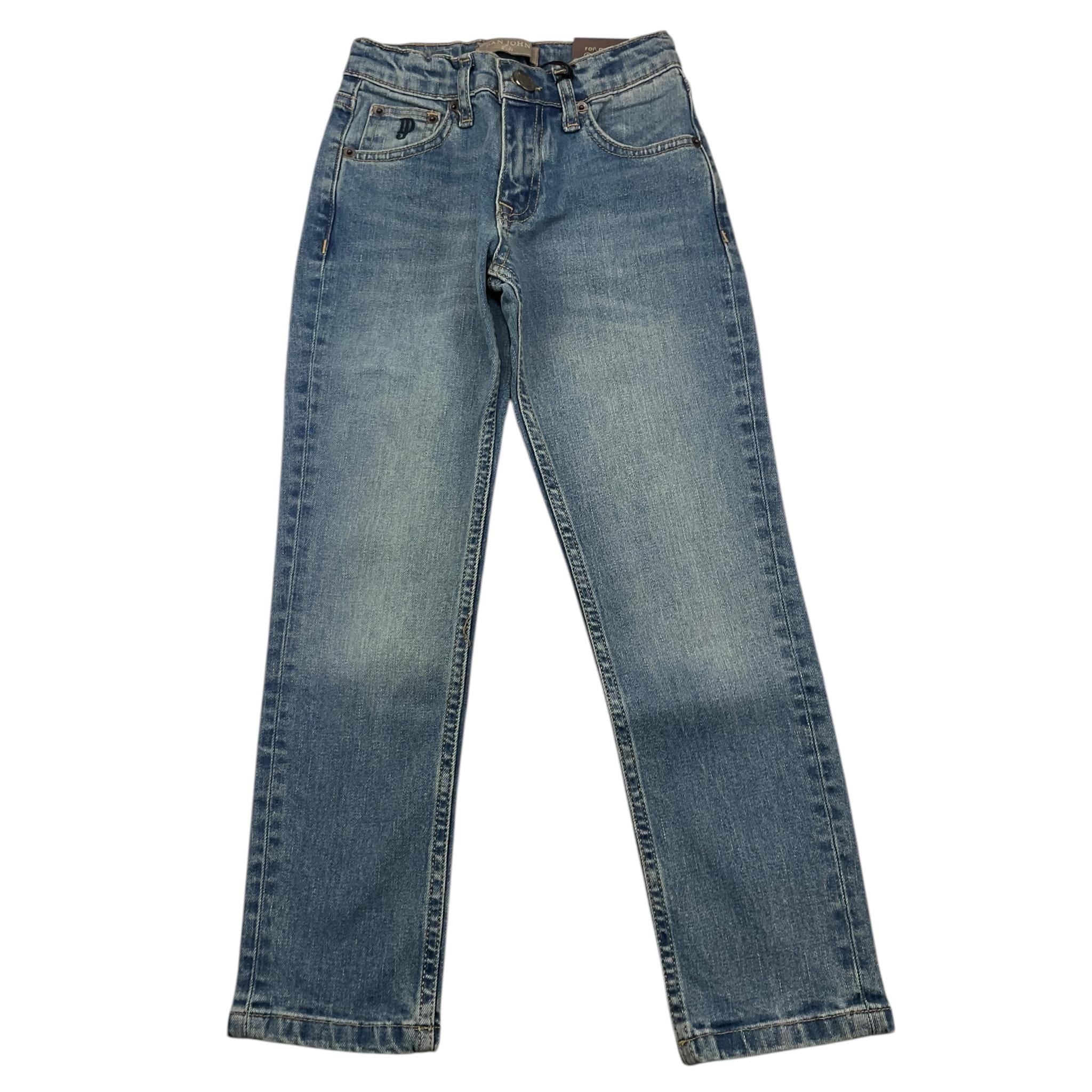 DAN JOHN jeans tinta unita con girovita regolabile Azzurro per Bambino PTD5306J AZZURRO DAN JOHN 
