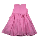 M+E' Abito tinta unita con Applicazione Fiocco Rosa per Bambina UE1415J ROSA M+E' 