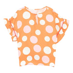 Max&Co. Blusa Tinta Unita con Fantasia Pon Pon per Bambina MX0129 ARANCIONE MAX&Co. 