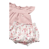 Mayoral Completo 4 Pezzi 2 T-Shirt-2 Culotte per Neonata 166327 ROSA MAYORAL 