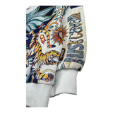 Just Cavalli Felpa Chiusa Girocollo Stampa Fantasia per Bambino JBP26063FE BIANCO JUST CAVALLI 
