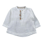 Babyvip Camicia Tinta Unita con Bottoni per Neonato T1303 BIANCO BABYVIP 