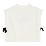 Philosophy Maglia Girocollo Tinta Unita con Logo per Bambina I9E308XX BIANCO PHILOSOPHY 