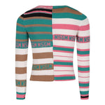 MSGM maglia multicolor girocollo con fantasia a righe Multicolor per Bambina F4MSJGJP193 MULTICOLOR MSGM 